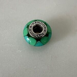 Pandora Captivating Green Murano Glass Charm